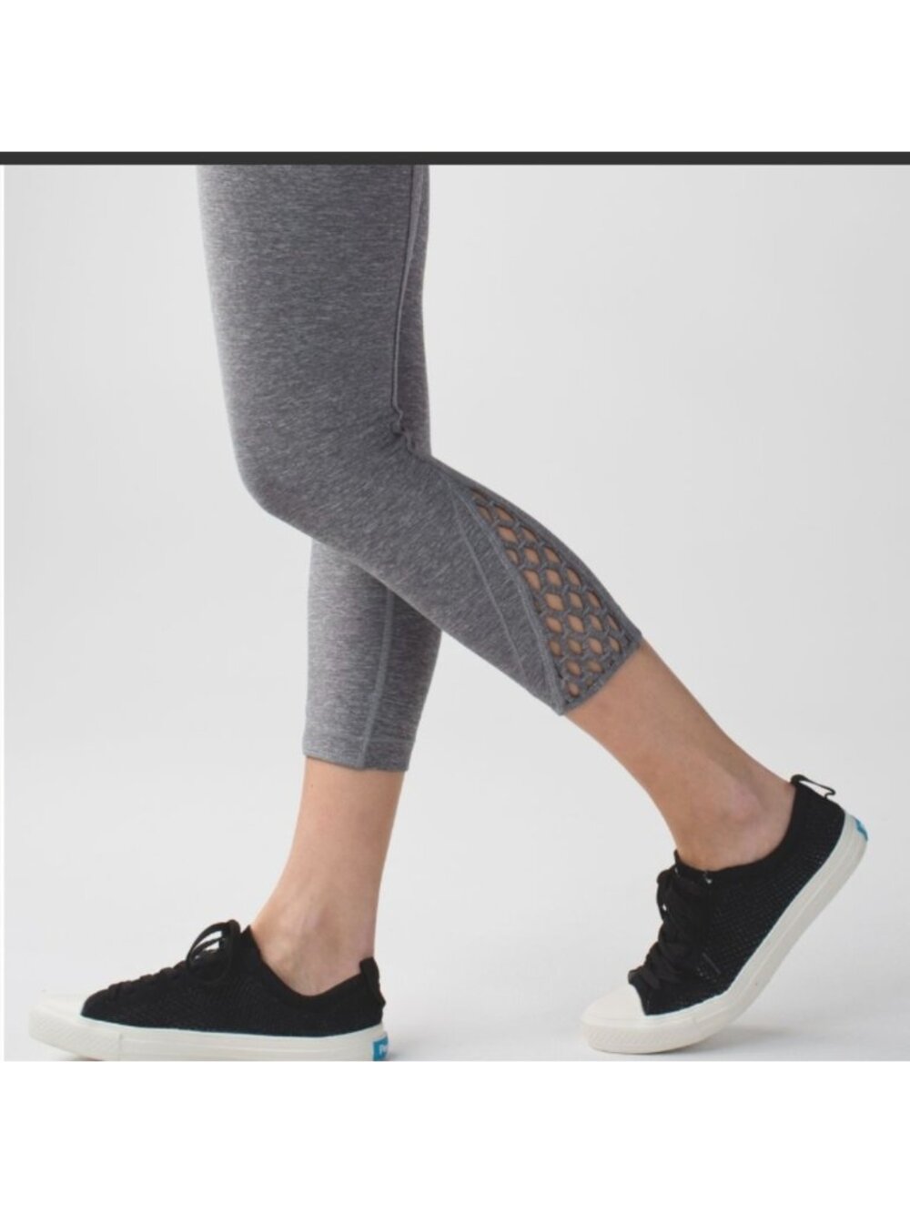 Lululemon True Self Crop Heathered Slate